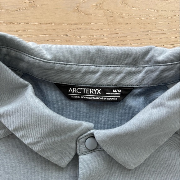Arc'teryx Cormac Polo SS, Men's stone heather size M - Picture 6 of 8